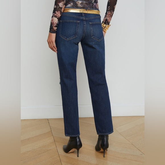 L’AGENCE - Nevia Slouchy Straight-Leg Jean in Modesto NEW! - Picture 4 of 7